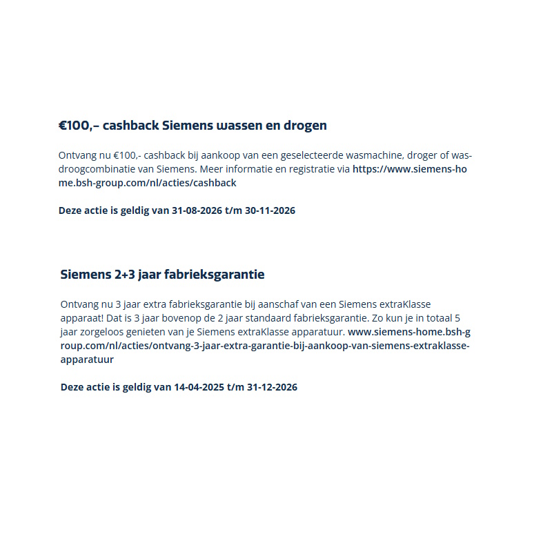 Siemens WG66B2AMNL extraKlasse - Afbeelding 6